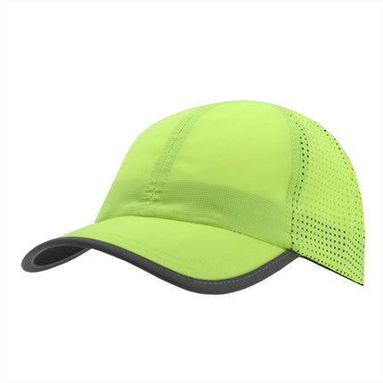 Reflective Athletic Unstructured Mesh Adjustable Baseball Cap Running Hat