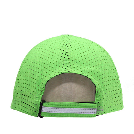 Reflective Athletic Unstructured Mesh Adjustable Baseball Cap Running Hat