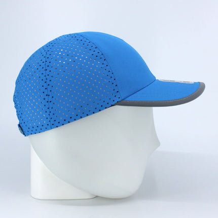 Reflective Athletic Unstructured Mesh Adjustable Baseball Cap Running Hat