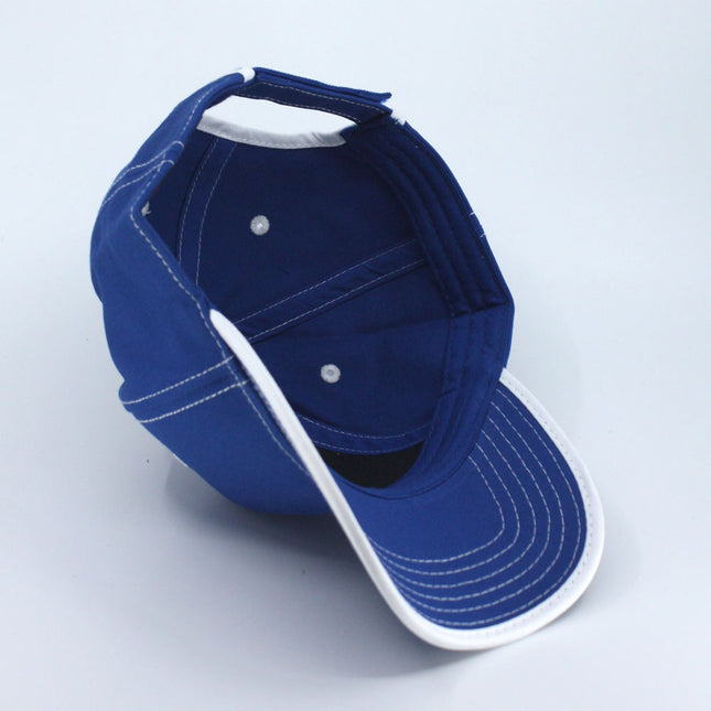 Contrast Color Stitching Binding Trim Cotton Adjustable Baseball Cap