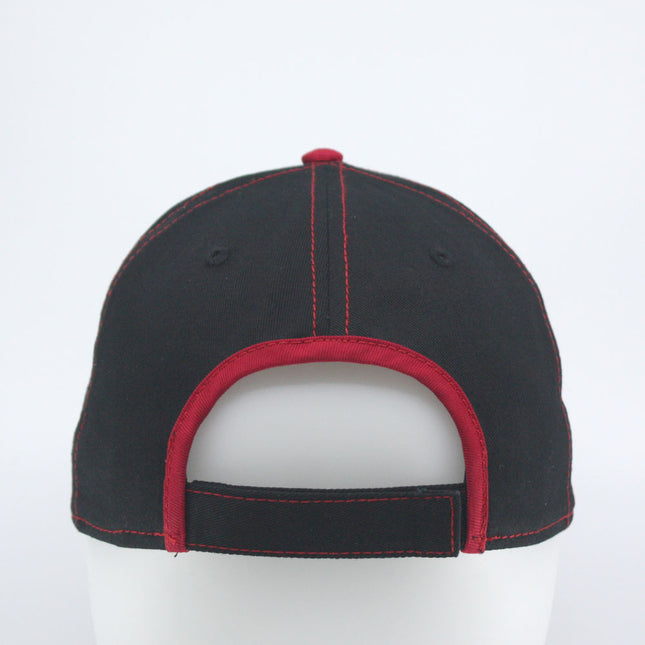 Contrast Color Stitching Binding Trim Cotton Adjustable Baseball Cap
