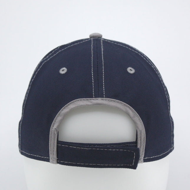 Contrast Color Stitching Binding Trim Cotton Adjustable Baseball Cap