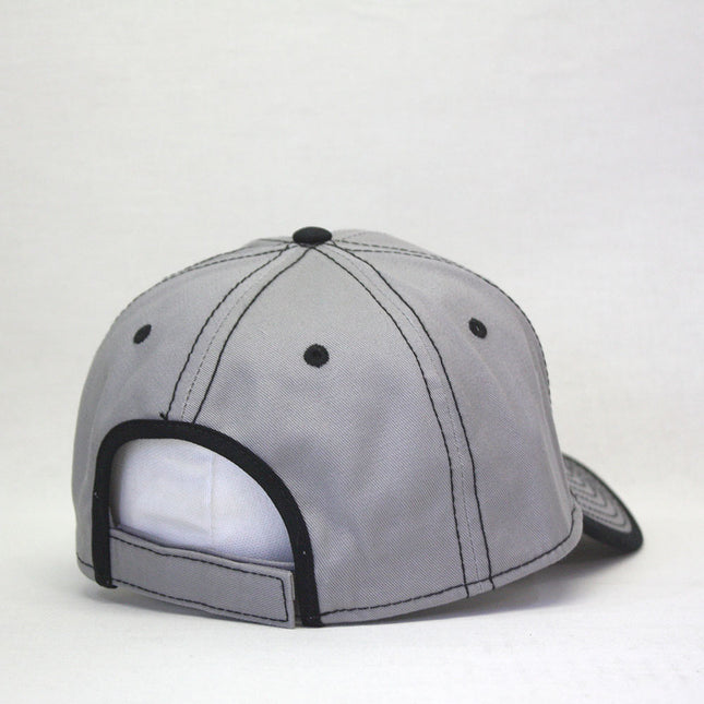 Contrast Color Stitching Binding Trim Cotton Adjustable Baseball Cap