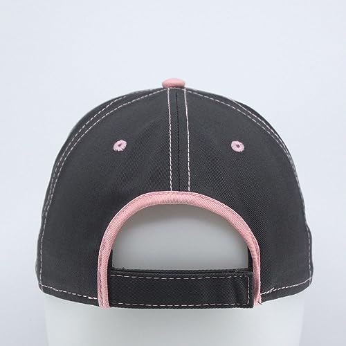 Contrast Color Stitching Binding Trim Cotton Adjustable Baseball Cap