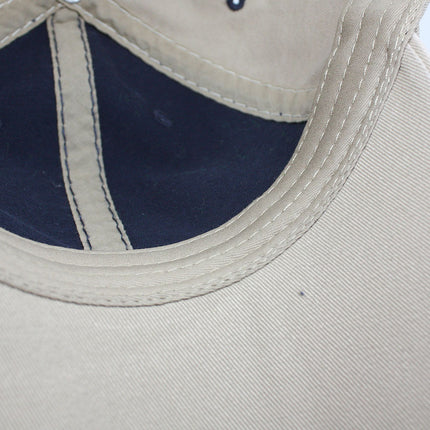 Washed Cotton distressed Heavy Stitching Adjustable Dad Hat Baseball Cap