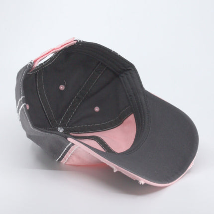 Washed Cotton distressed Heavy Stitching Adjustable Dad Hat Baseball Cap