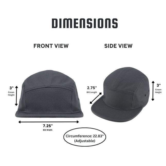 Flex Bill 5 Panel Camper Cap