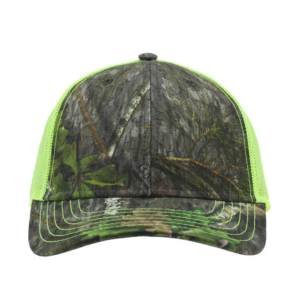 Neon Mossy Oak Camouflage Break Up Country Obsession Mesh Adjustable Hats Baseball Cap