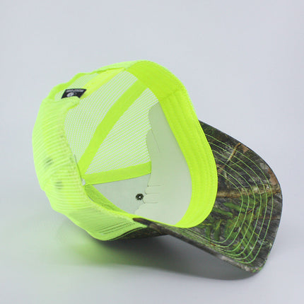 Neon Mossy Oak Camouflage Break Up Country Obsession Mesh Adjustable Hats Baseball Cap