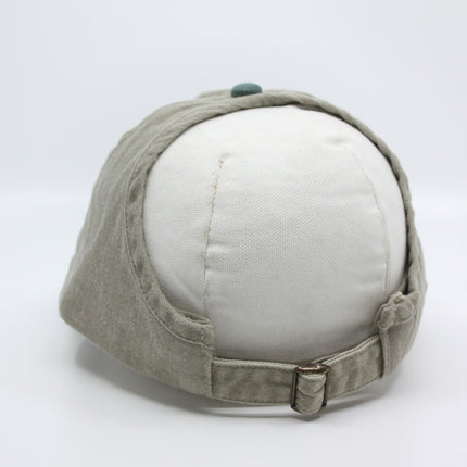 Ponytail Open Back Washed Cotton Adjustable Baseball Pickleball Sports Cap