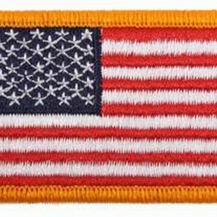 American Flag Patch  Hook Back - Red White Blue