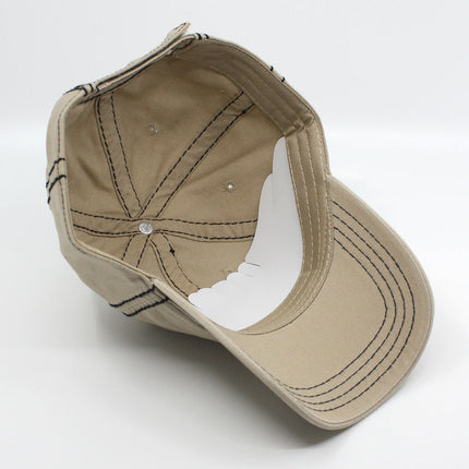 Classic Blank Heavy Stitch Cotton Dad Hat Baseball Cap