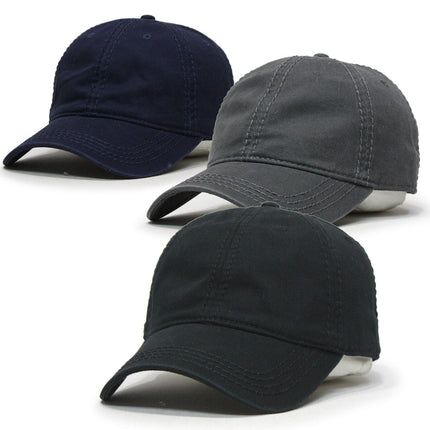 Classic Blank Heavy Stitch Cotton Dad Hat Baseball Cap