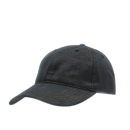 Heavy Washed Wax Coated Unstructured Adjustable Low Profile Baseball Cap