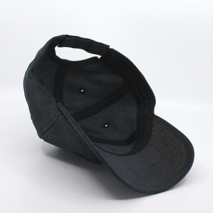 Heavy Washed Wax Coated Unstructured Adjustable Low Profile Baseball Cap