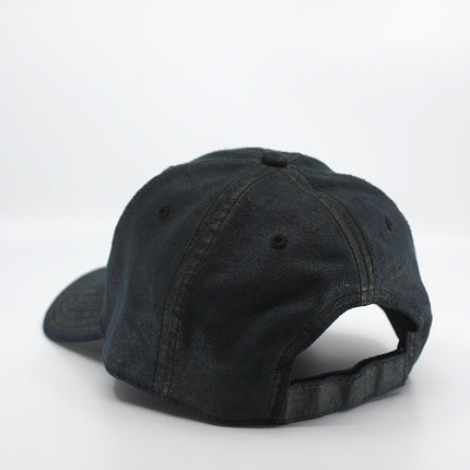 Heavy Washed Wax Coated Unstructured Adjustable Low Profile Baseball Cap