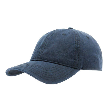 Heavy Washed Wax Coated Unstructured Adjustable Low Profile Baseball Cap