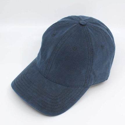 Heavy Washed Wax Coated Unstructured Adjustable Low Profile Baseball Cap