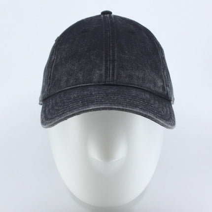 Snow Washed Cotton Twill Low Profile Adjustable Baseball Cap