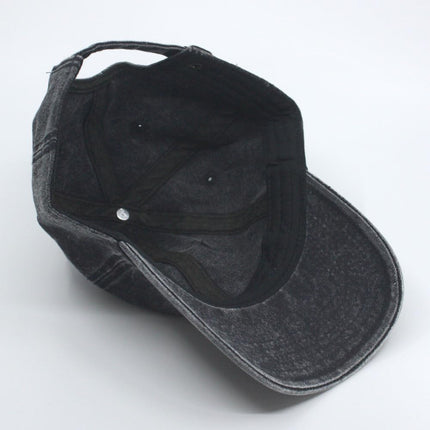 Snow Washed Cotton Twill Low Profile Adjustable Baseball Cap