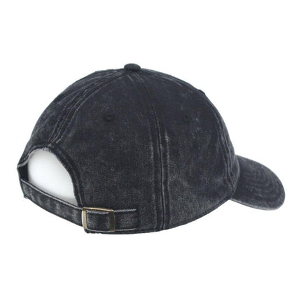 Snow Washed Cotton Twill Low Profile Adjustable Baseball Cap