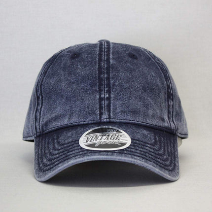 Snow Washed Cotton Twill Low Profile Adjustable Baseball Cap
