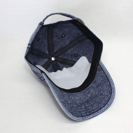 Snow Washed Cotton Twill Low Profile Adjustable Baseball Cap