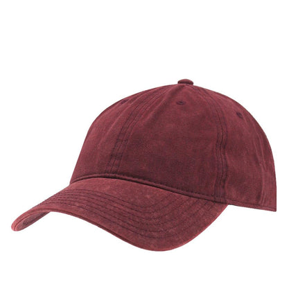 Snow Washed Cotton Twill Low Profile Adjustable Baseball Cap