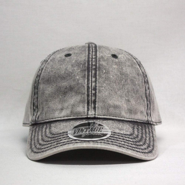 Snow Washed Cotton Twill Low Profile Adjustable Baseball Cap