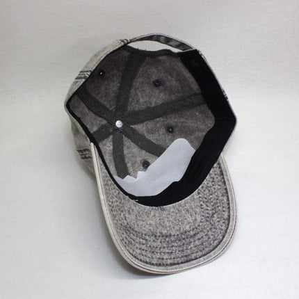 Snow Washed Cotton Twill Low Profile Adjustable Baseball Cap