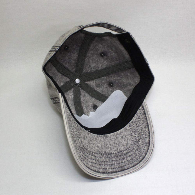 Snow Washed Cotton Twill Low Profile Adjustable Baseball Cap