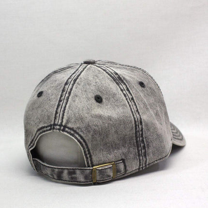 Snow Washed Cotton Twill Low Profile Adjustable Baseball Cap