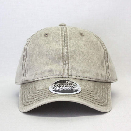 Snow Washed Cotton Twill Low Profile Adjustable Baseball Cap