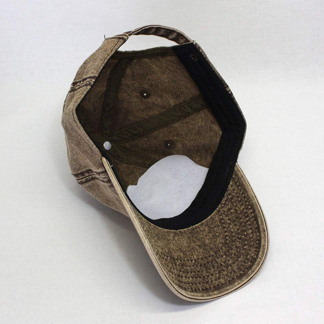 Snow Washed Cotton Twill Low Profile Adjustable Baseball Cap
