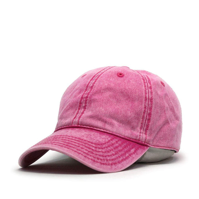 Snow Washed Cotton Twill Low Profile Adjustable Baseball Cap