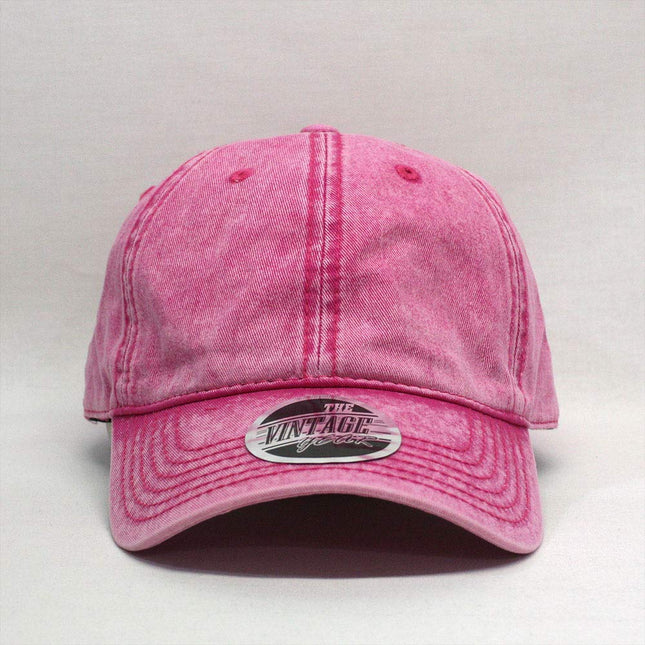 Snow Washed Cotton Twill Low Profile Adjustable Baseball Cap