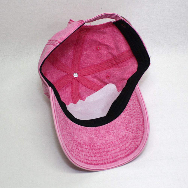Snow Washed Cotton Twill Low Profile Adjustable Baseball Cap