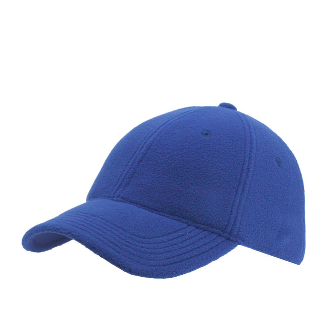 Micro Fleece Low Profile Adjustable Baseball Cap Navy Red Royal
