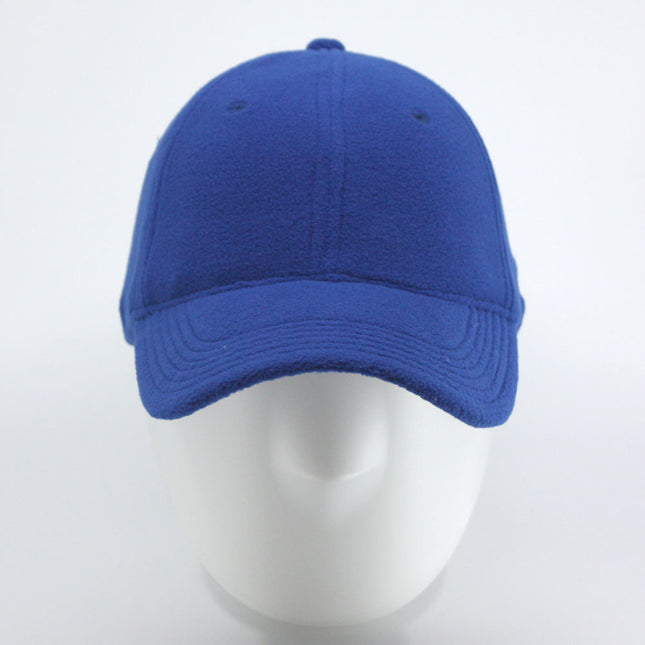 Micro Fleece Low Profile Adjustable Baseball Cap Navy Red Royal
