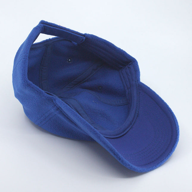 Micro Fleece Low Profile Adjustable Baseball Cap Navy Red Royal