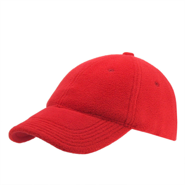 Micro Fleece Low Profile Adjustable Baseball Cap Navy Red Royal