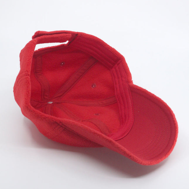 Micro Fleece Low Profile Adjustable Baseball Cap Navy Red Royal