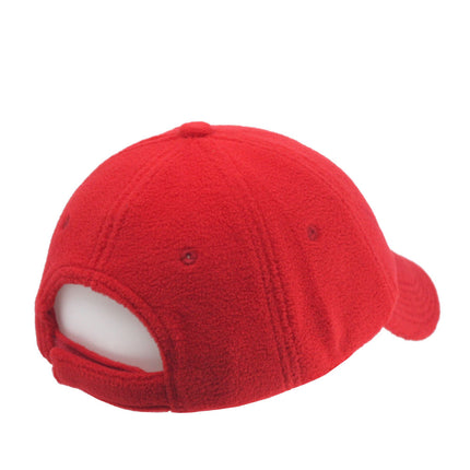Micro Fleece Low Profile Adjustable Baseball Cap Navy Red Royal