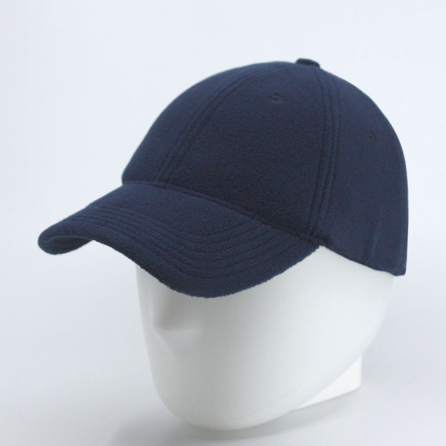 Micro Fleece Low Profile Adjustable Baseball Cap Navy Red Royal