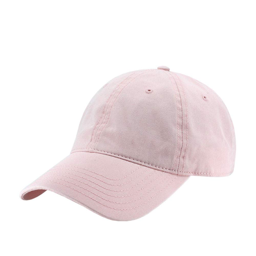 Classic Washed Cotton Twill Low Profile Adjustable Dad Hat Baseball Ca ...