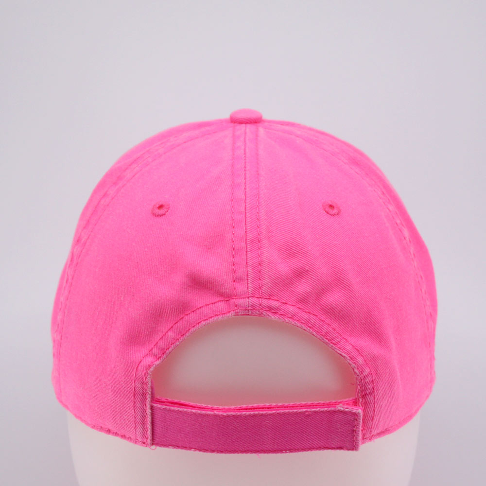 VintageYear Washed Cotton Twill Baseball Cap – Low Profile Adjustable Hat, Red