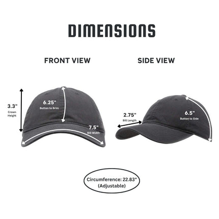 Garment Washed Cotton Twill Dad Hat — Low Profile Unstructured