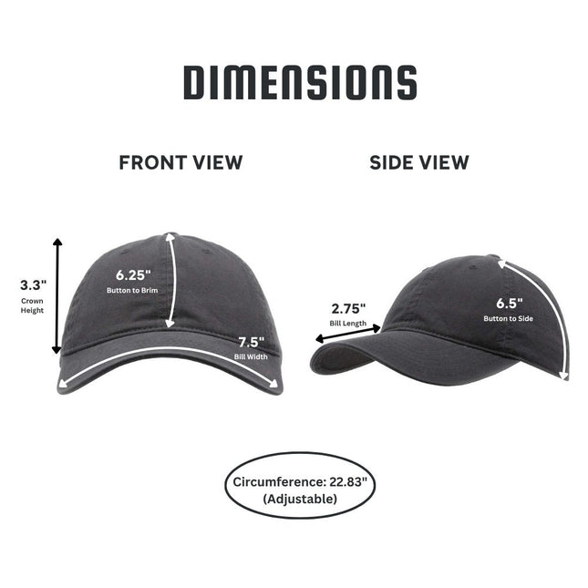 Garment Washed Cotton Twill Dad Hat — Low Profile Unstructured