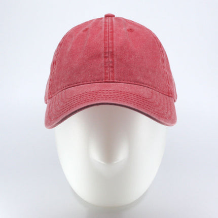 Plain Washed Cotton Twill Dad Hat Adjustable Baseball Cap