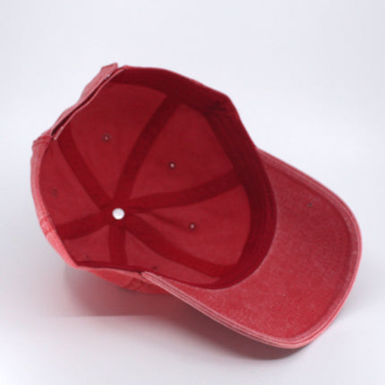 Plain Washed Cotton Twill Dad Hat Adjustable Baseball Cap